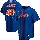 Mets 48 Jacob deGrom Royal 2020 Nike Cool Base Jersey Dzhi,baseball caps,new era cap wholesale,wholesale hats